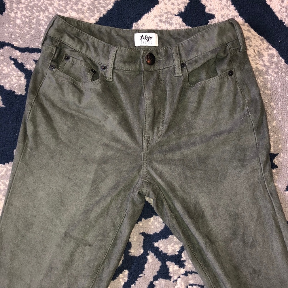 Suede Pants